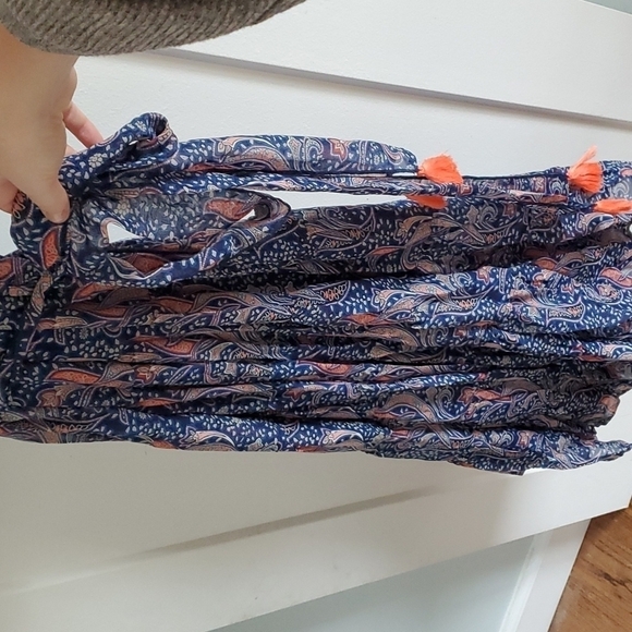 NWT Adley tiered floral boho maxi dress puff sleeve size 3x - Picture 6 of 8